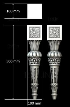 Legs (NJ_0648) 3D model for CNC machine